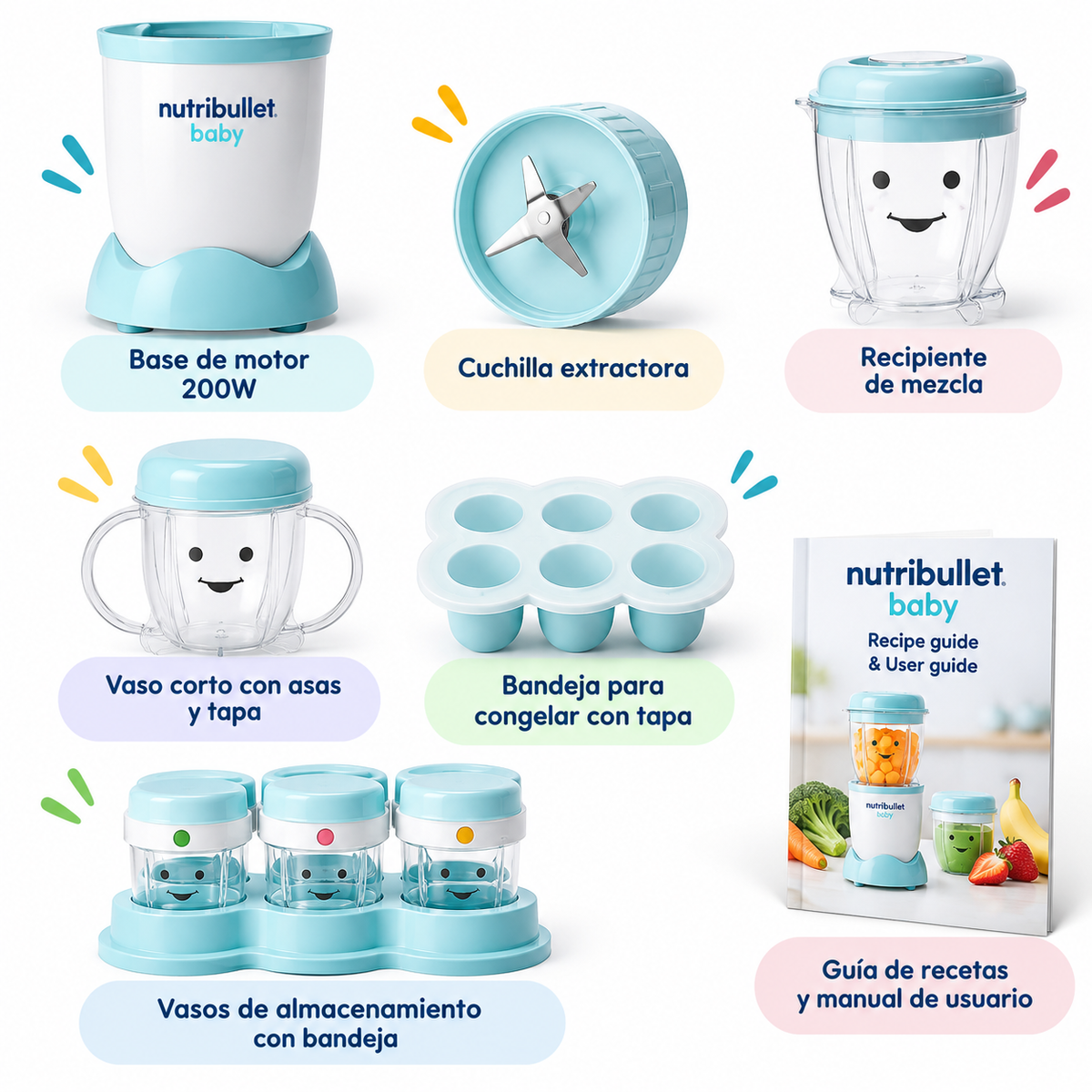 Procesador de alimentos para bebé: NUTRIBULLET BABY™