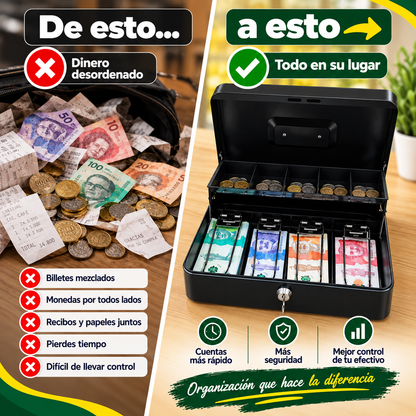 💵CAJA ORGANIZADORA DE DINERO METALICA🤑