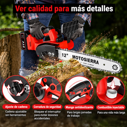 Motosierra Inalámbrica de 12 Pulgadas