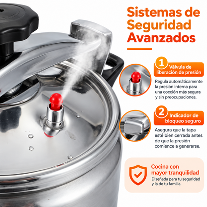 Olla a Presión de Aluminio 5 Litros