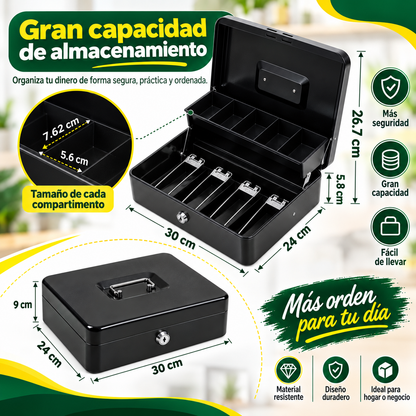 💵CAJA ORGANIZADORA DE DINERO METALICA🤑