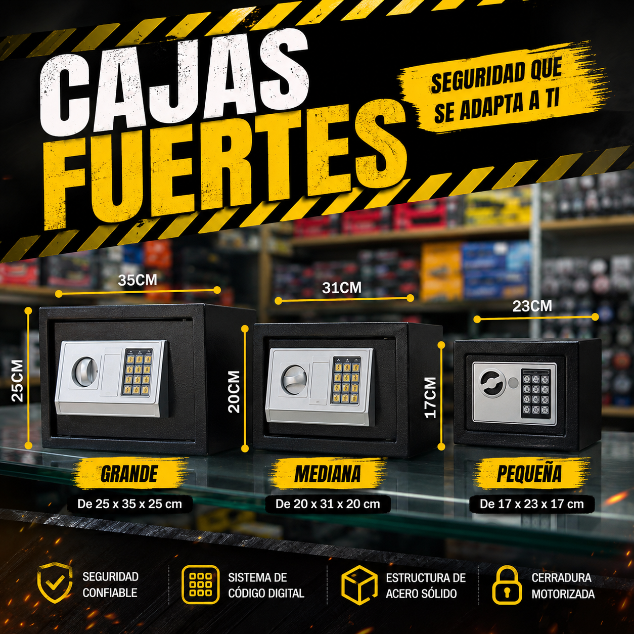 🔐CAJA FUERTE DE ALTA SEGURIDAD🔐